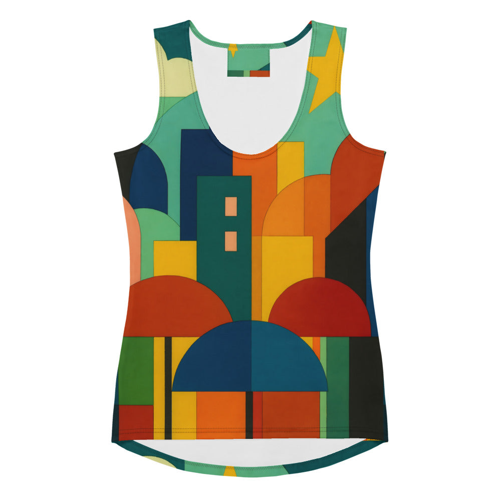 Sublimation Cut & Sew Tank Top – In the City Naive Art Design