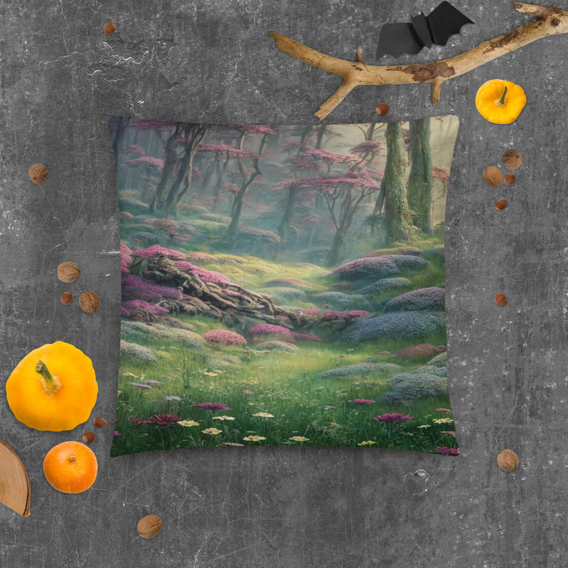 All-Over Print Basic Pillow – Walk in the Woods