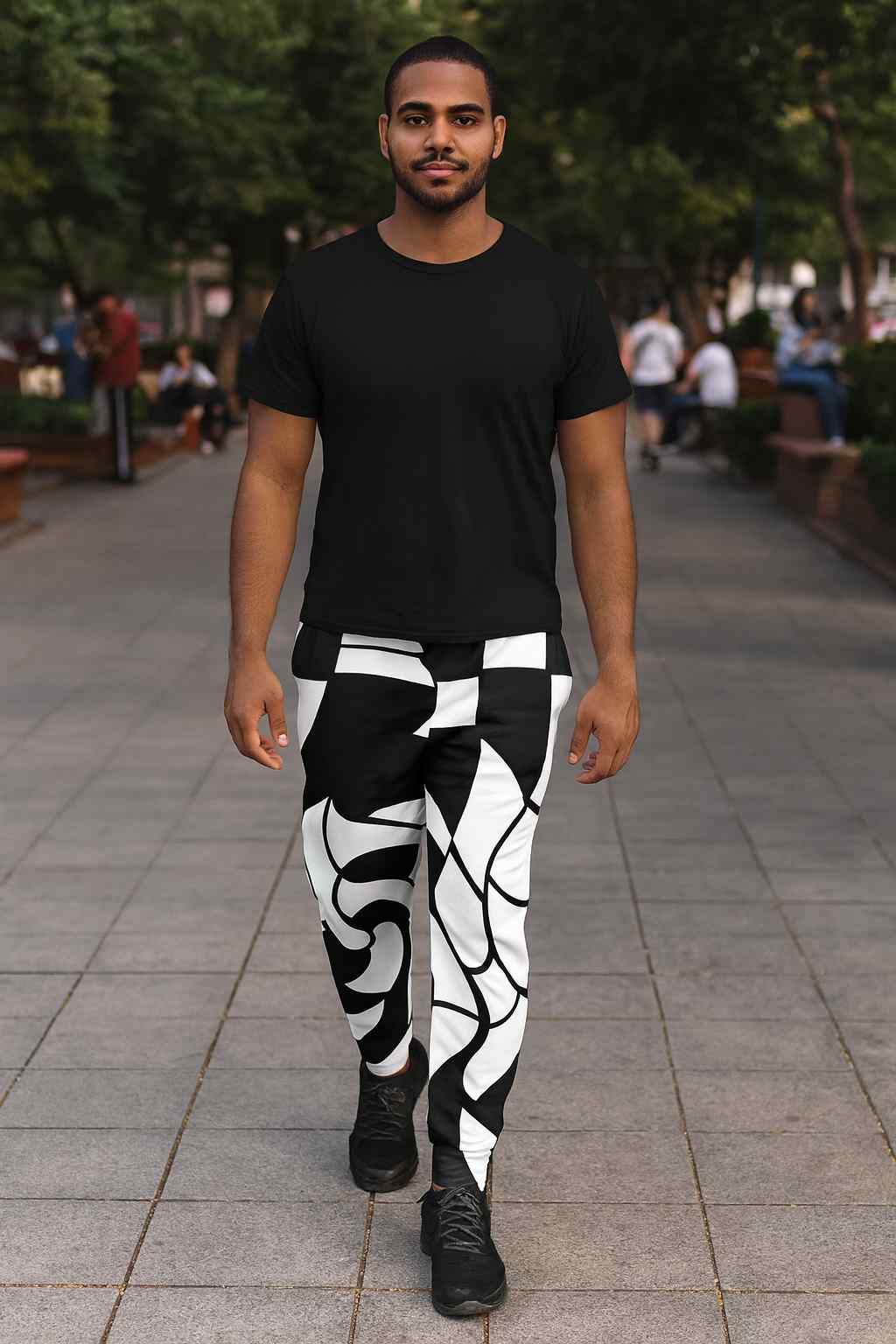 Men’s Joggers – Retro Vortex
