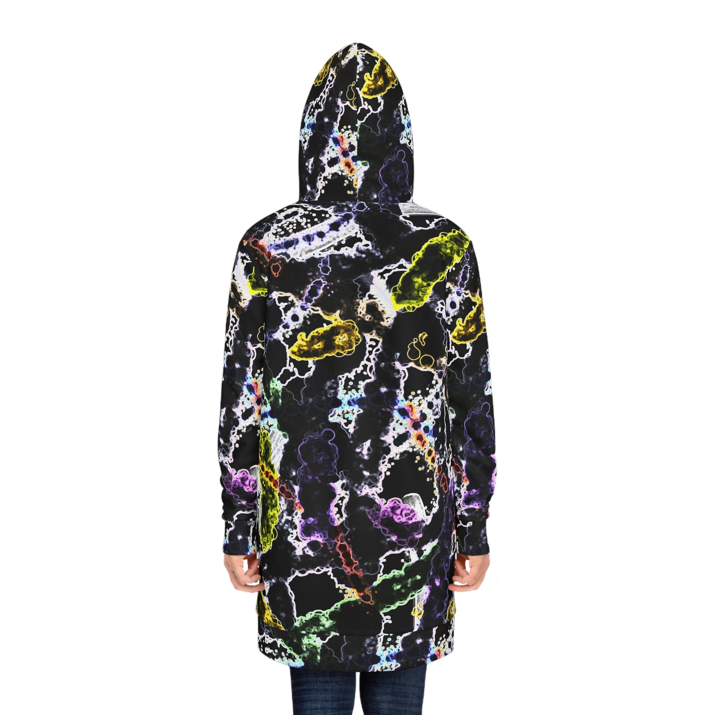 Women’s Hoodie Dress – Organisms Abstract Design