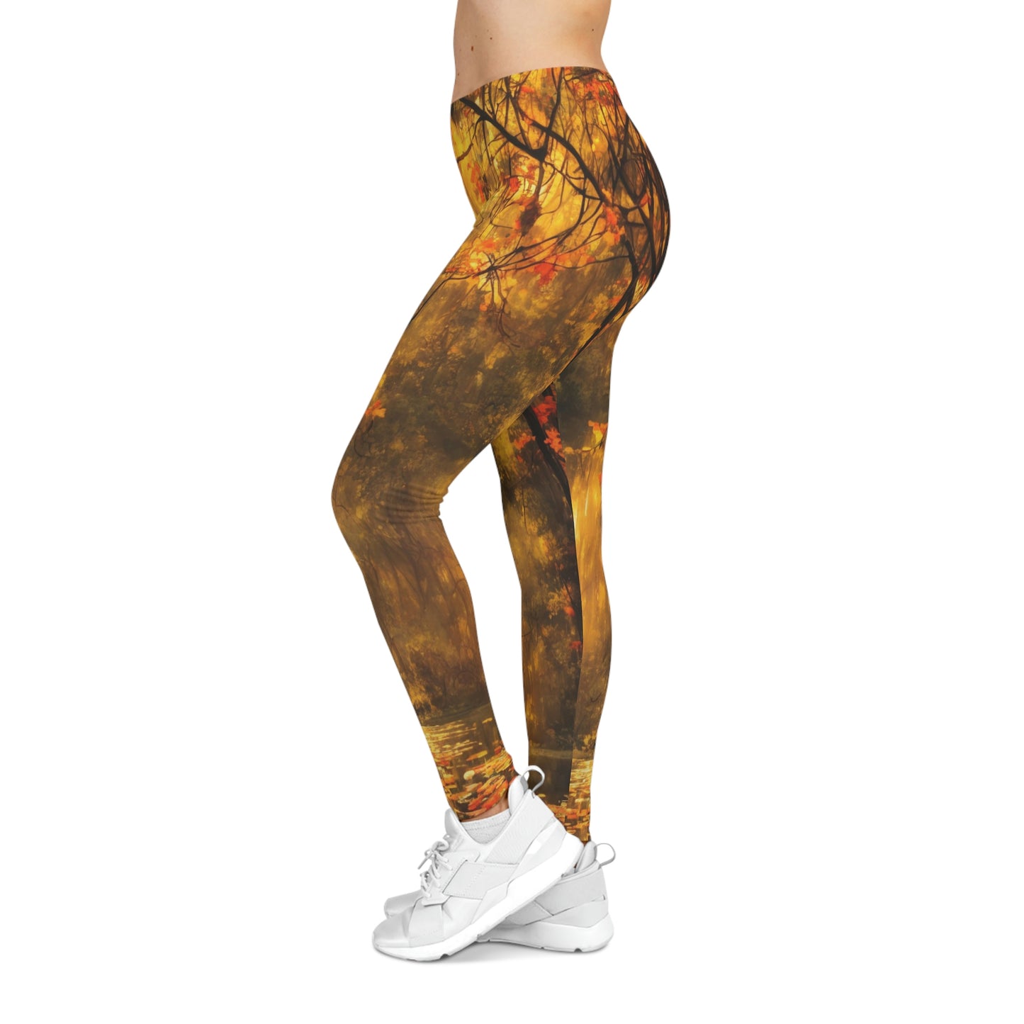 Women’s Leggings – A Pond in Autumn