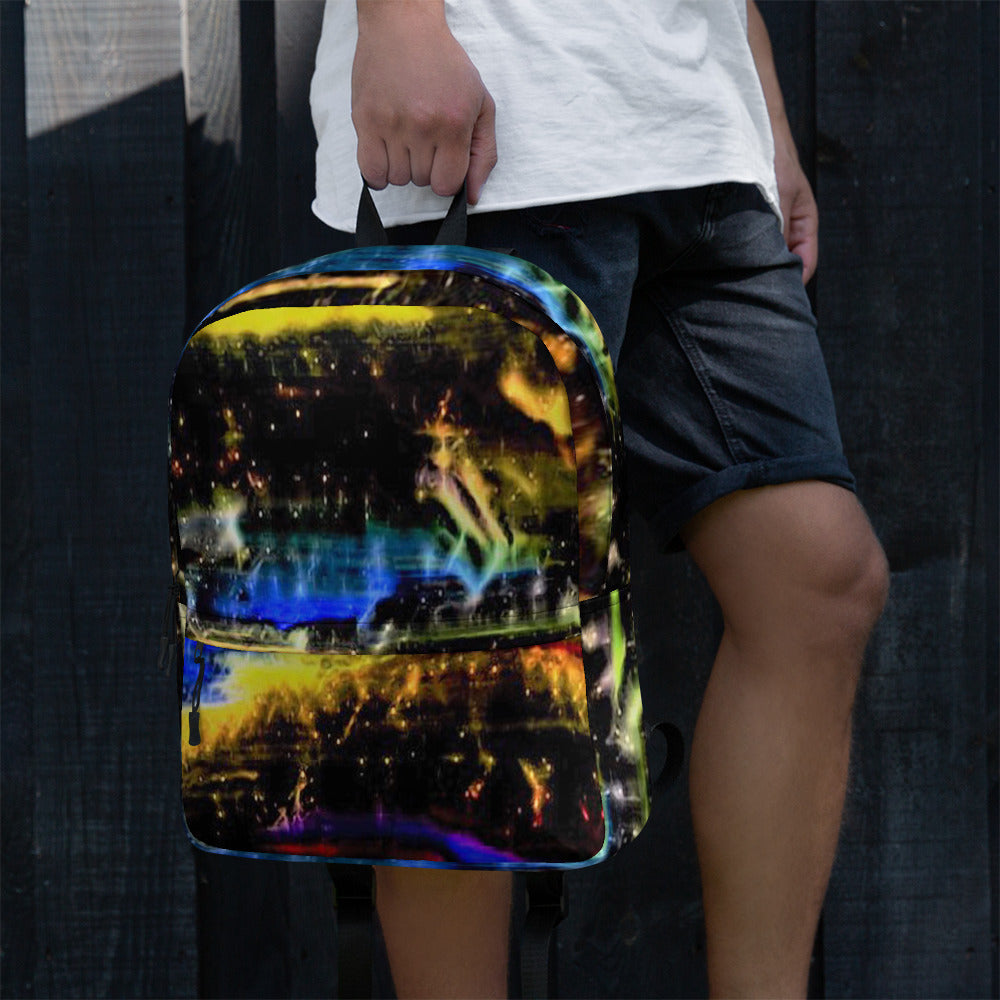 a person holding a plate with a pizza on it