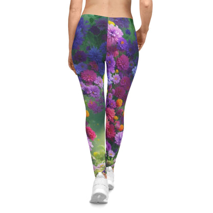 All Over Print Leggings Casual Yoga Pants Women's Activewear Art Print Leggings High Waisted Leggings Comfort Fit Leggings Everyday Wear Athleisure Fashion Stretchy Leggings for Women Trendy Women's Bottoms