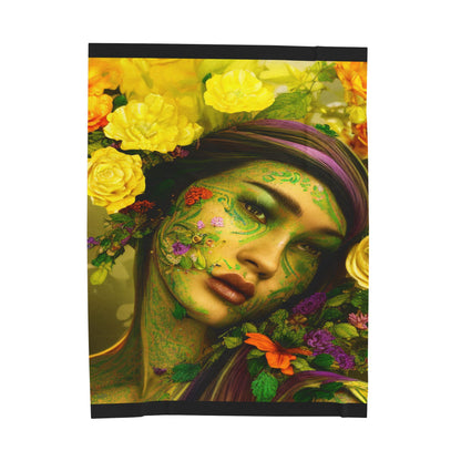 Velveteen Plush Blanket – Chloris