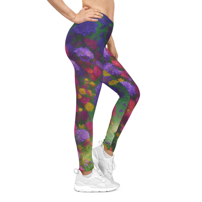 All Over Print Leggings Casual Yoga Pants Women's Activewear Art Print Leggings High Waisted Leggings Comfort Fit Leggings Everyday Wear Athleisure Fashion Stretchy Leggings for Women Trendy Women's Bottoms