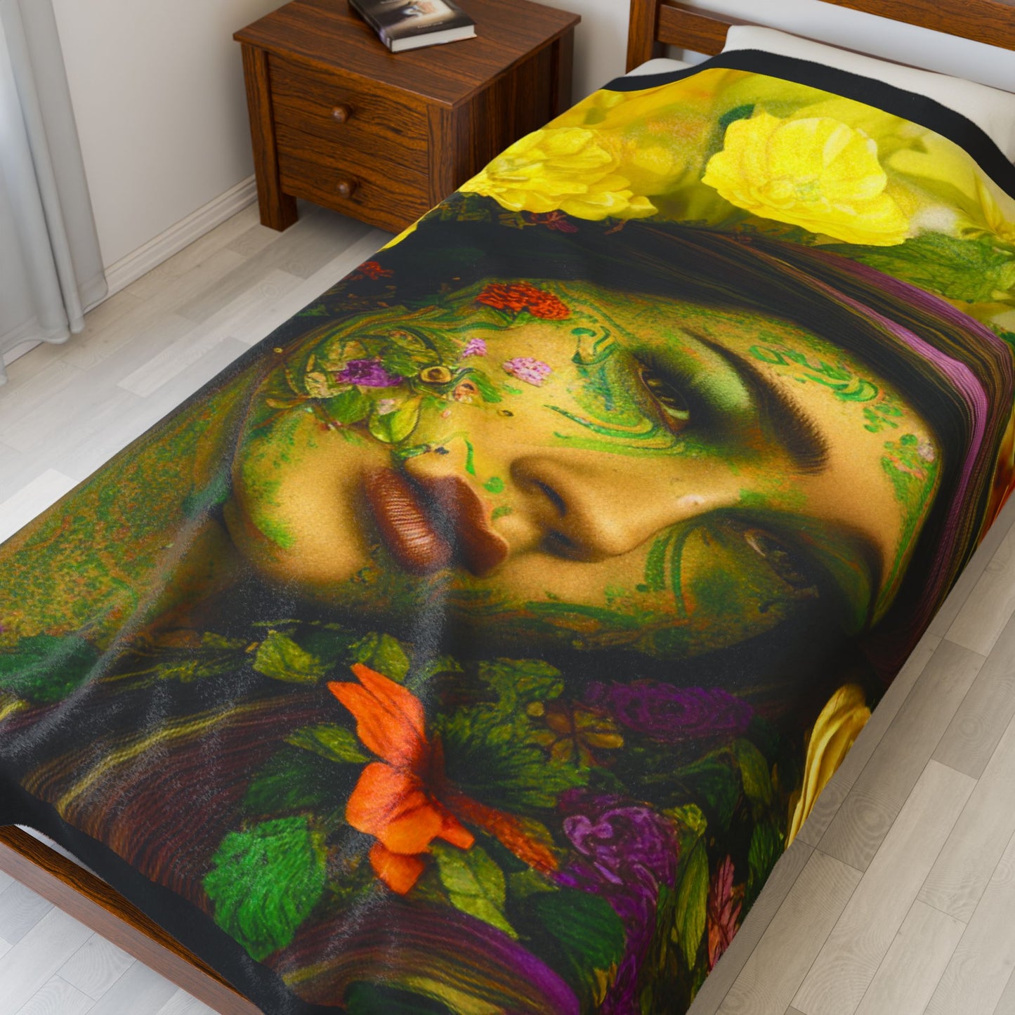 Velveteen Plush Blanket – Chloris