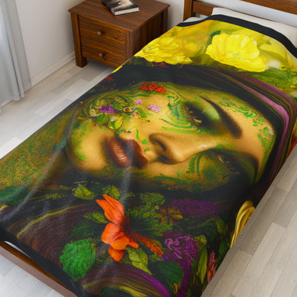 Velveteen Plush Blanket – Chloris