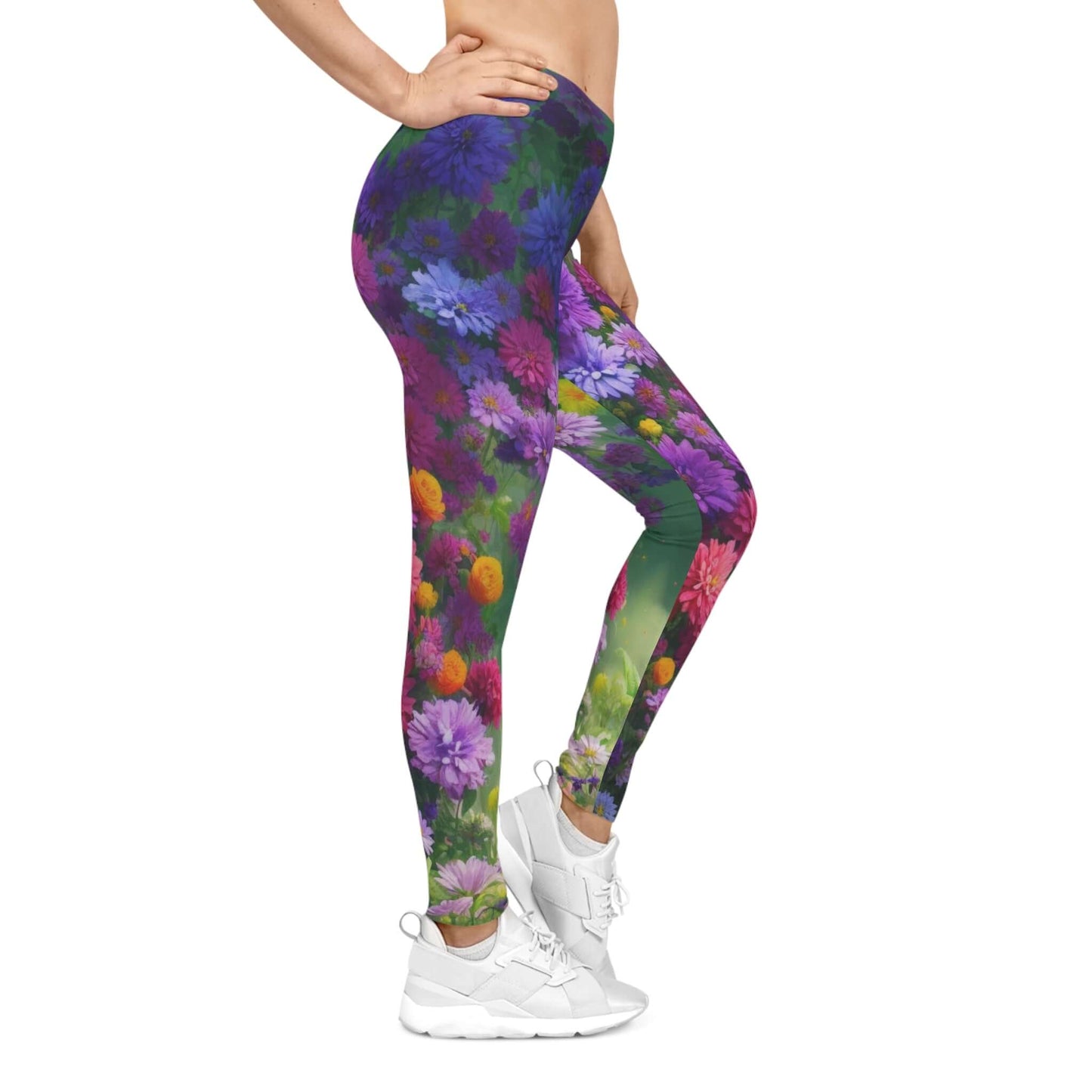 All Over Print Leggings Casual Yoga Pants Women's Activewear Art Print Leggings High Waisted Leggings Comfort Fit Leggings Everyday Wear Athleisure Fashion Stretchy Leggings for Women Trendy Women's Bottoms