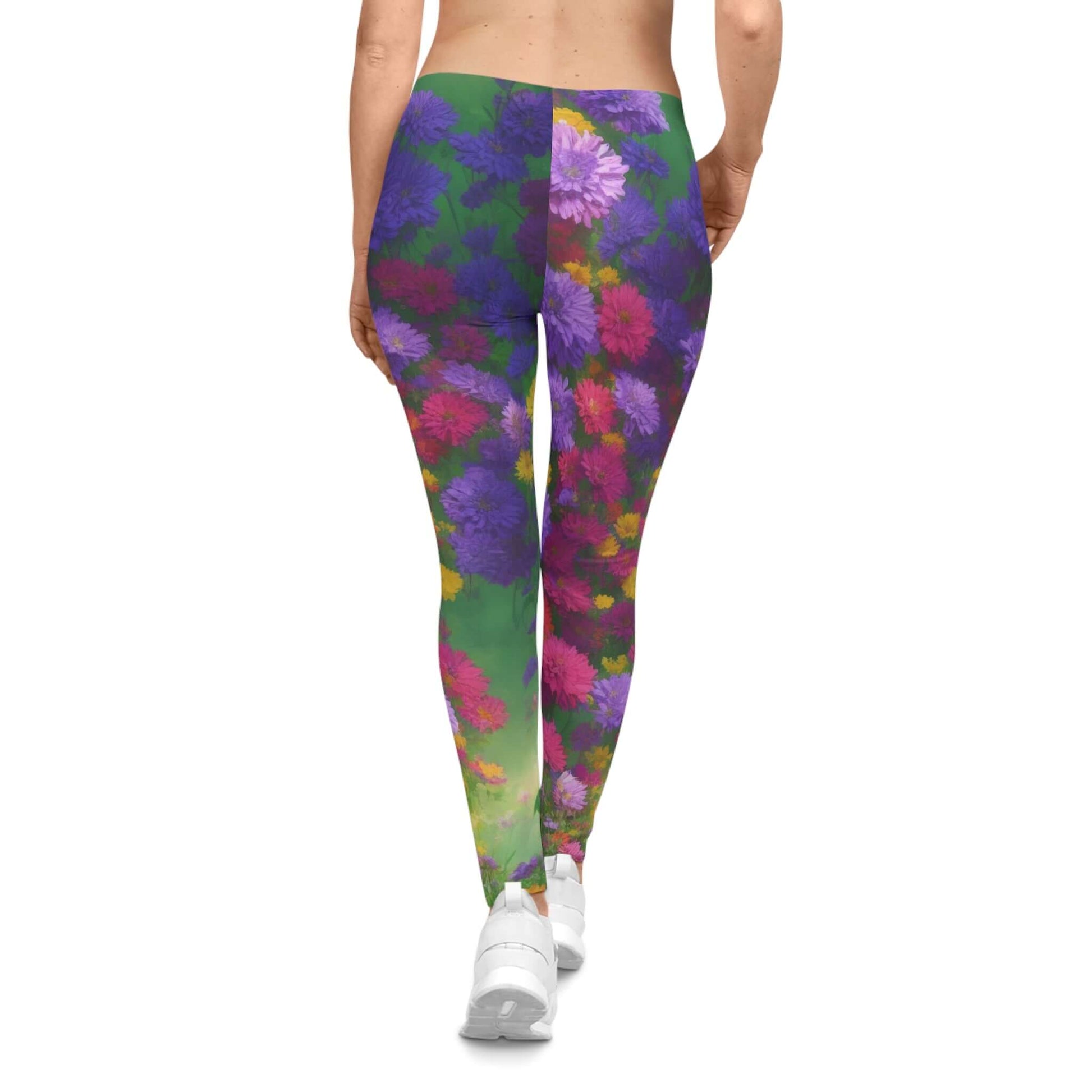 All Over Print Leggings Casual Yoga Pants Women's Activewear Art Print Leggings High Waisted Leggings Comfort Fit Leggings Everyday Wear Athleisure Fashion Stretchy Leggings for Women Trendy Women's Bottoms