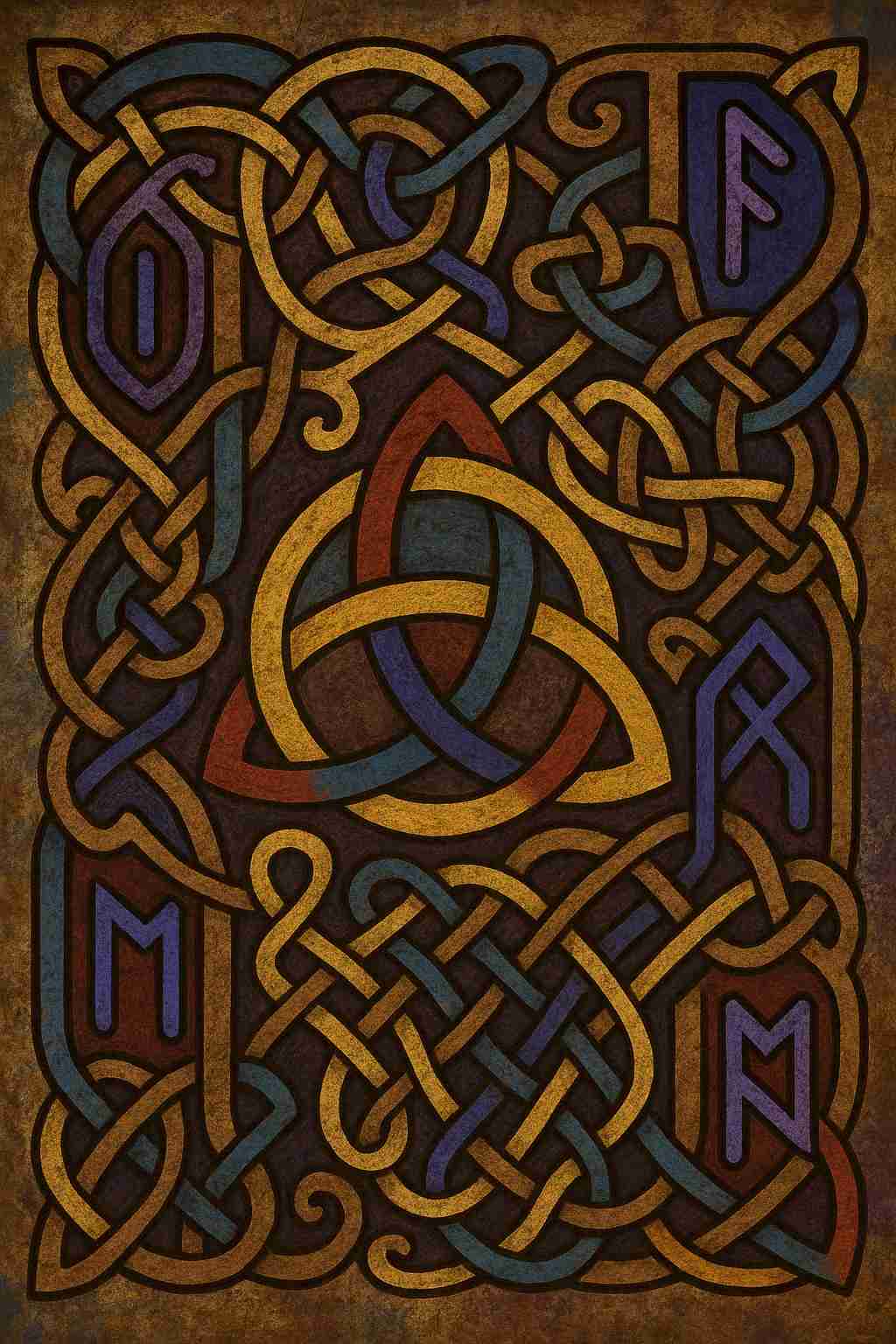 Velveteen Plush Blanket – Celtic Knot