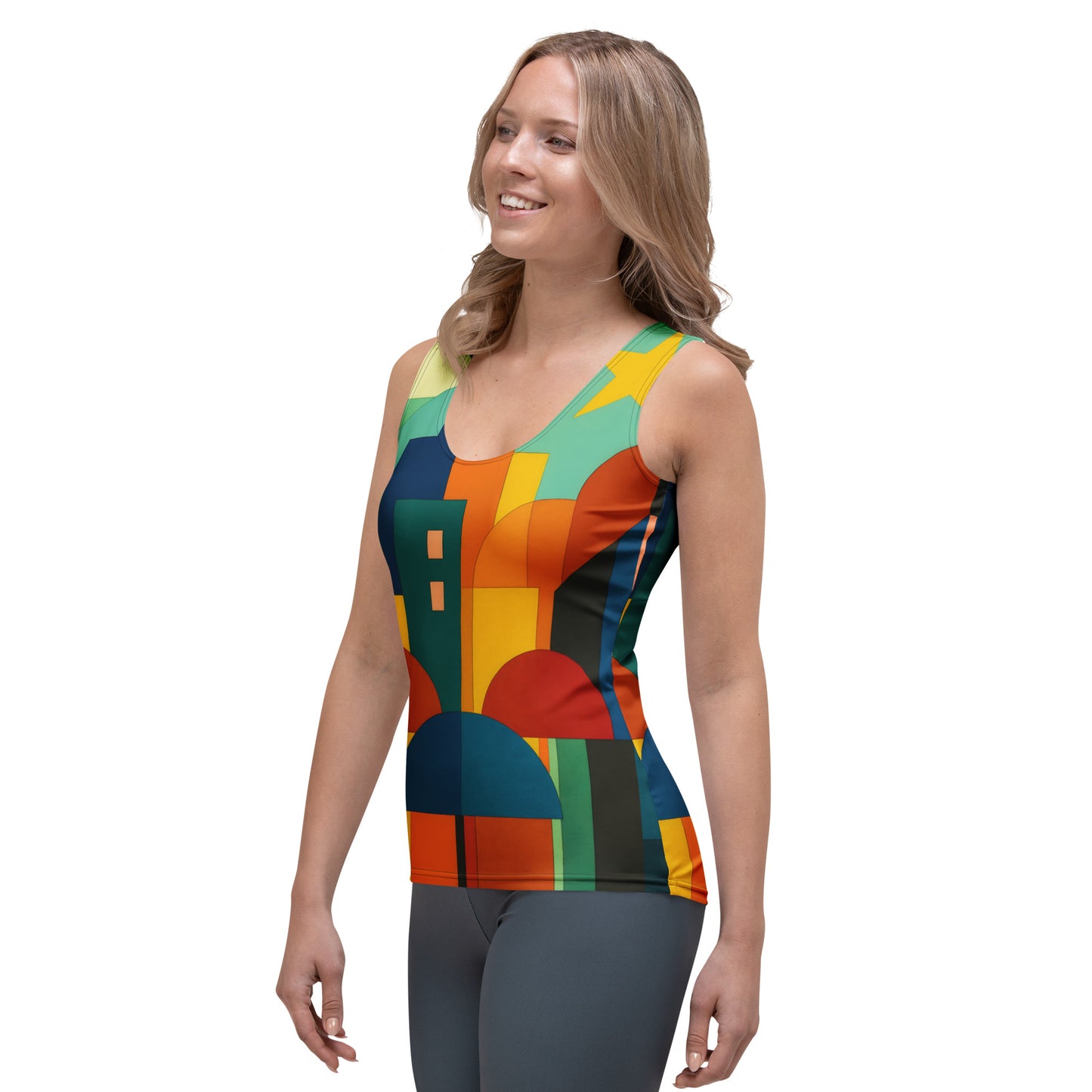 Sublimation Cut & Sew Tank Top – In the City Naive Art Design