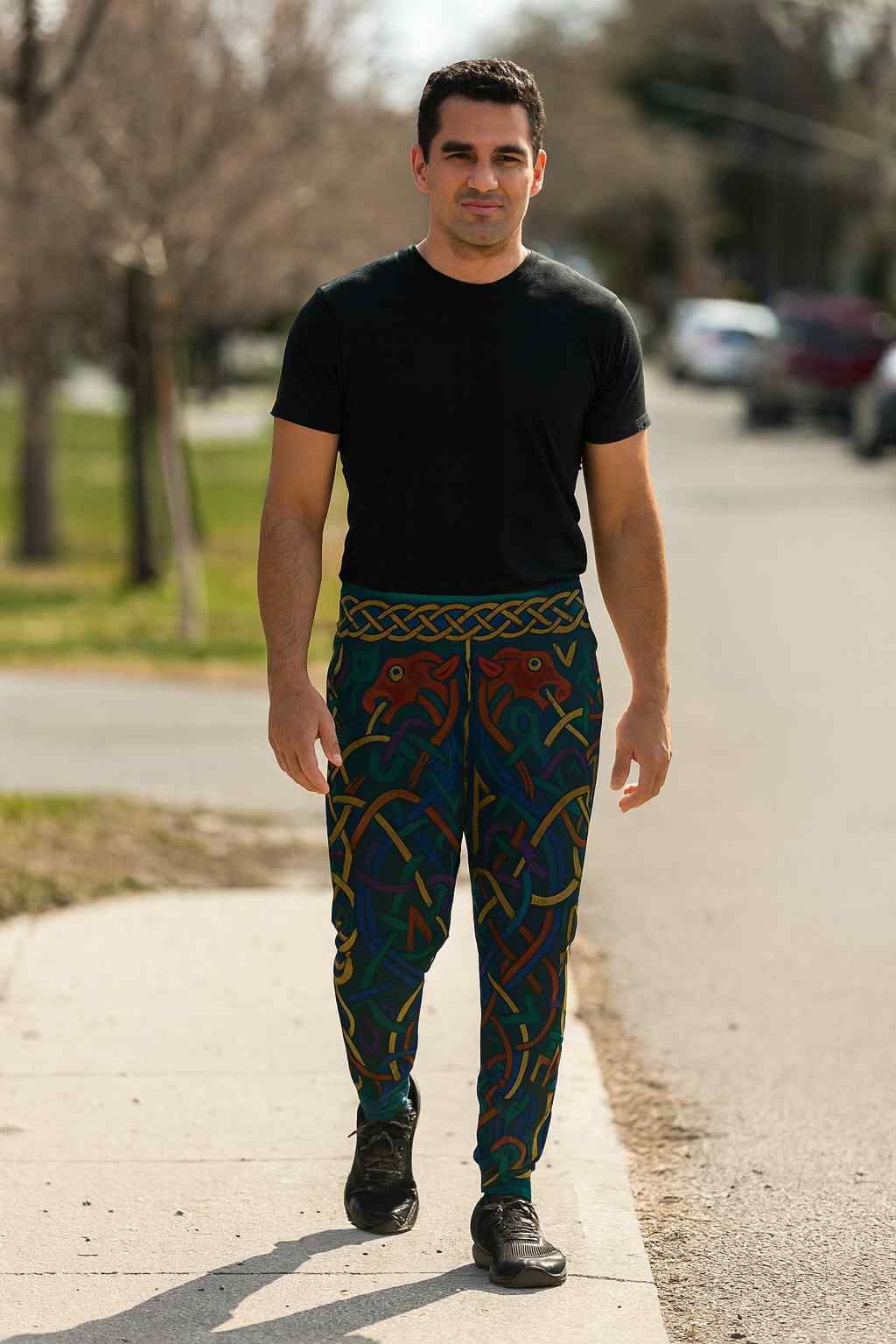 Men’s Joggers – Runic Knotwork