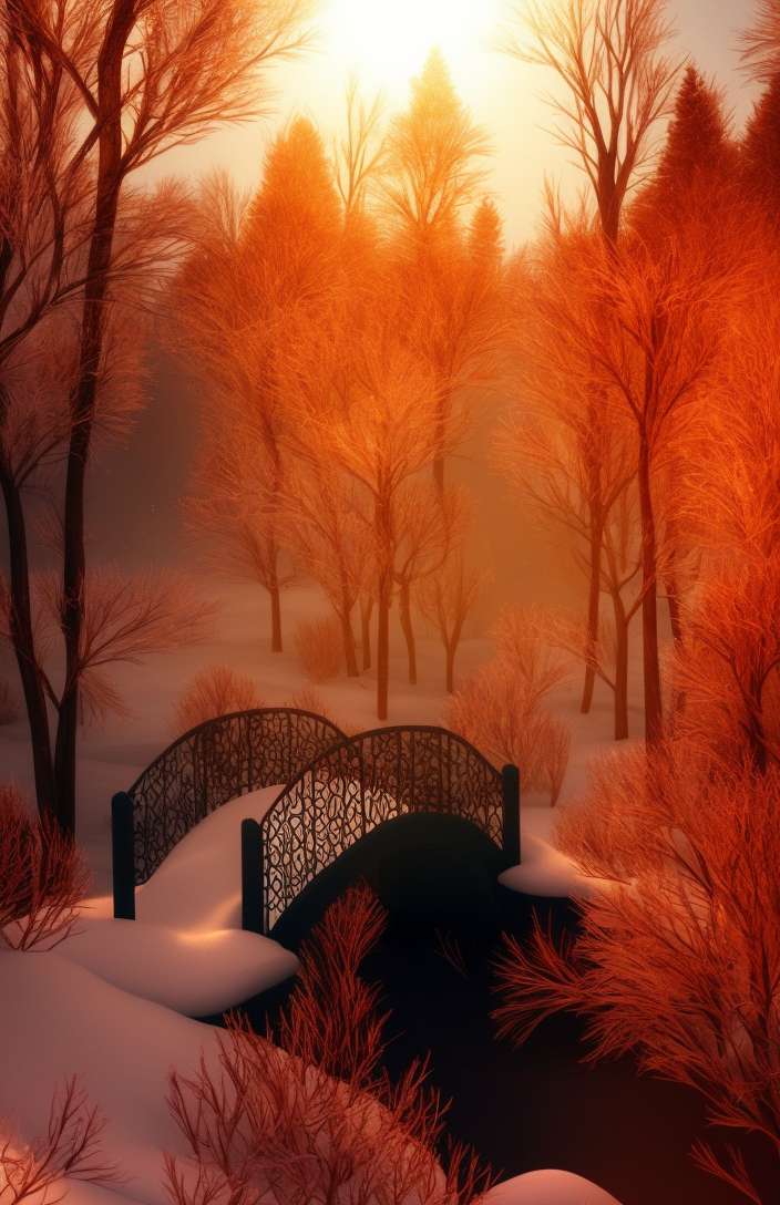 Mouse pad – Bridge of Silent Dawn