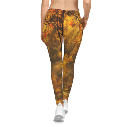 Women’s Leggings – A Pond in Autumn