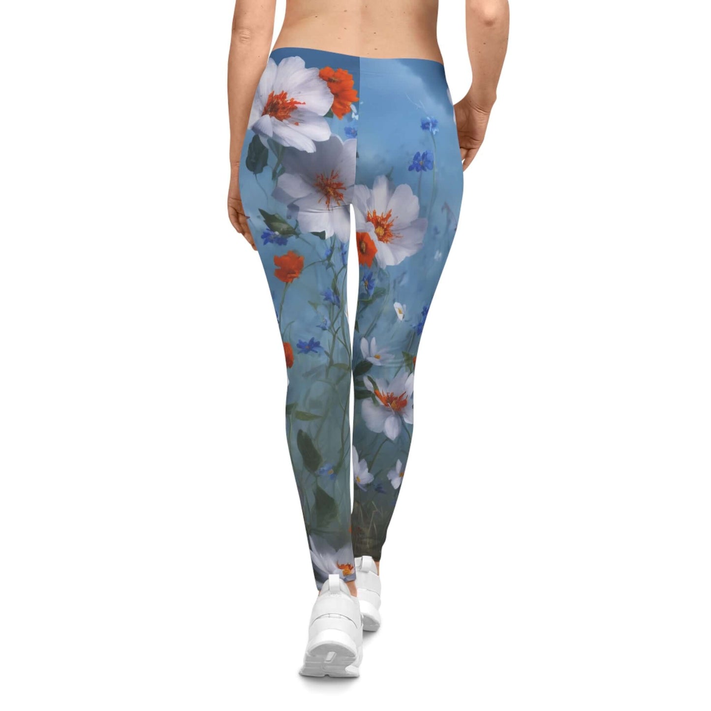 All Over Print Leggings Casual Yoga Pants Women's Activewear Art Print Leggings High Waisted Leggings Comfort Fit Leggings Everyday Wear Athleisure Fashion Stretchy Leggings for Women Trendy Women's Bottoms