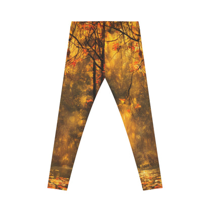 Women’s Leggings – A Pond in Autumn