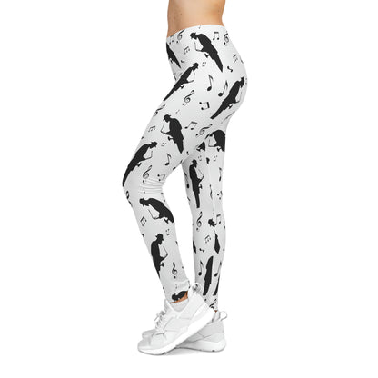 Music Women’s Casual Leggings (AOP)