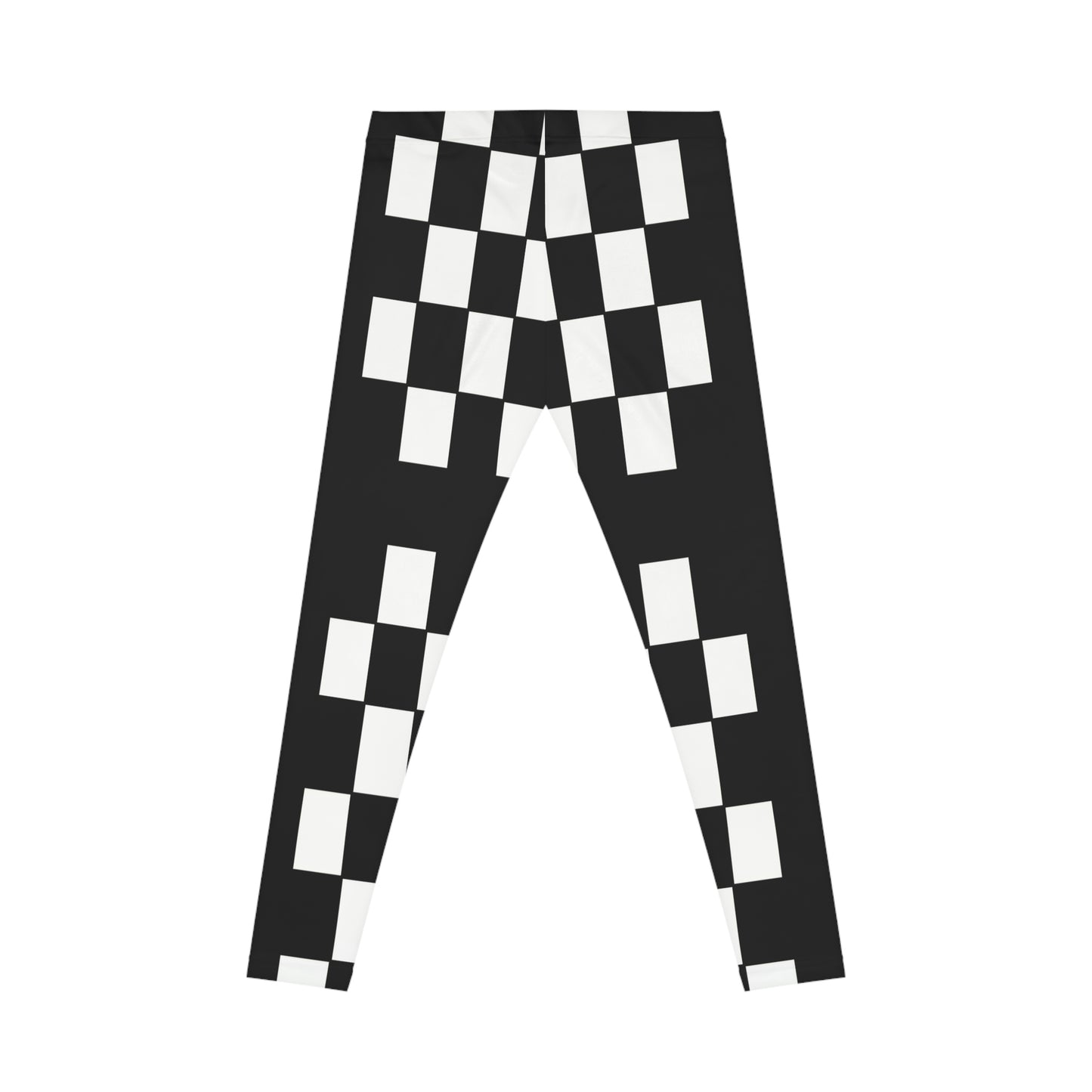 Women’s Leggings – Crossed Illusion 60s Checkered