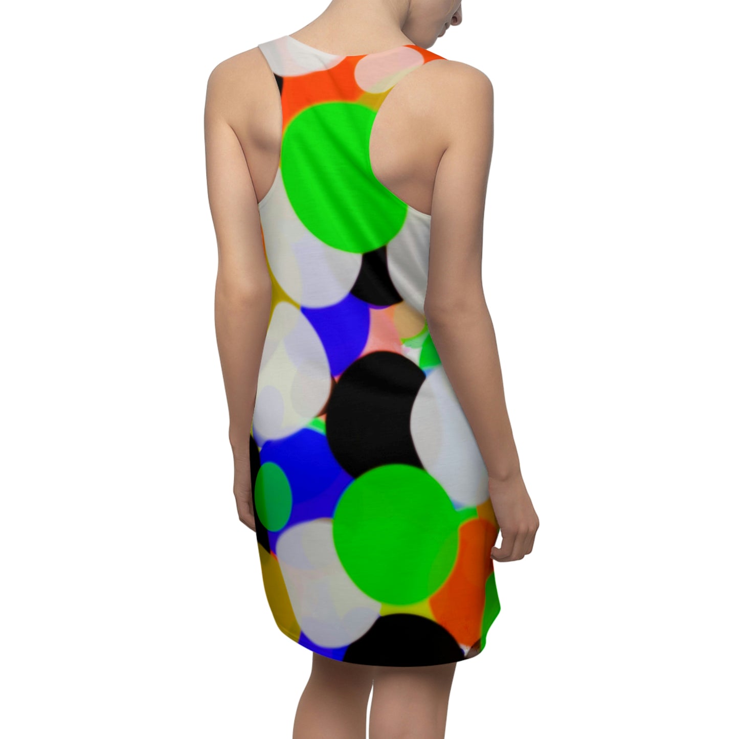 Racerback Dress – Ballons Retro Pop Art Design