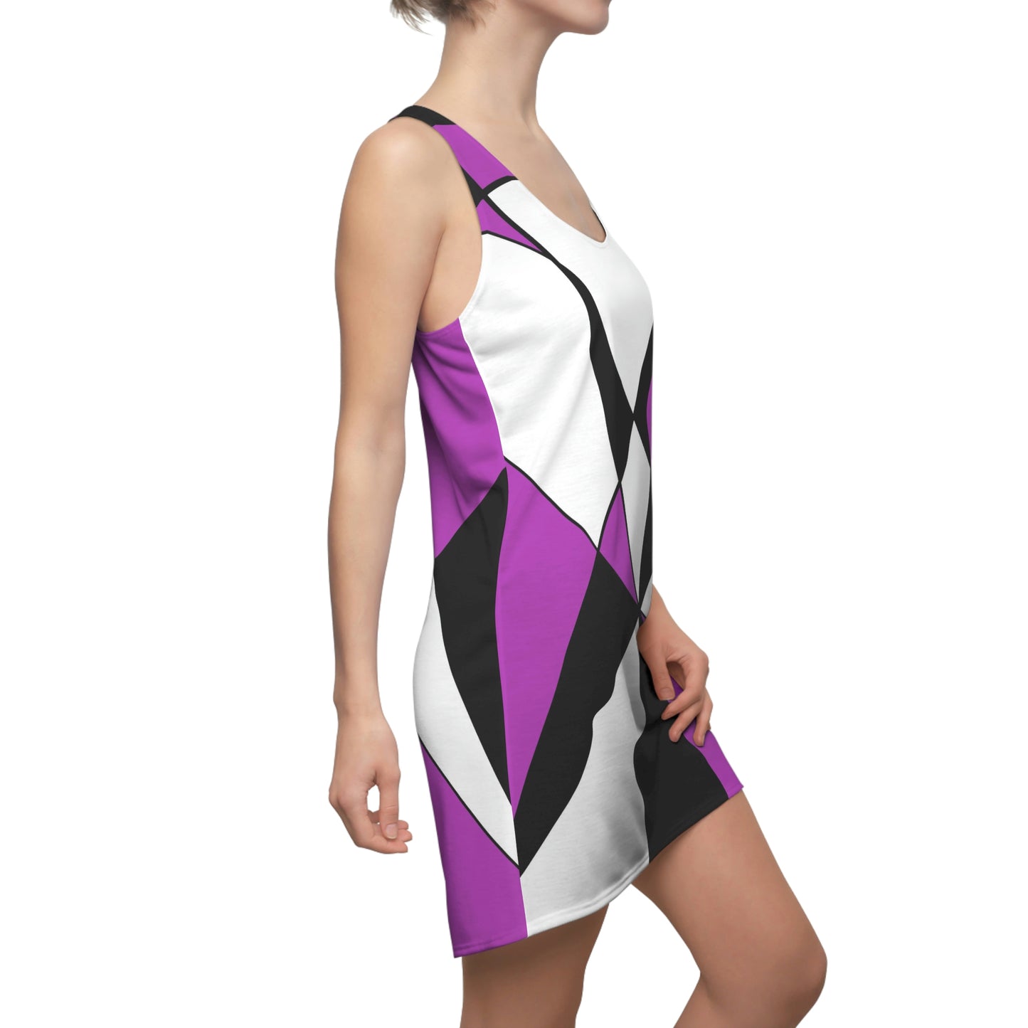 Racerback Dress – 3 Colors Vintage Geometric Art