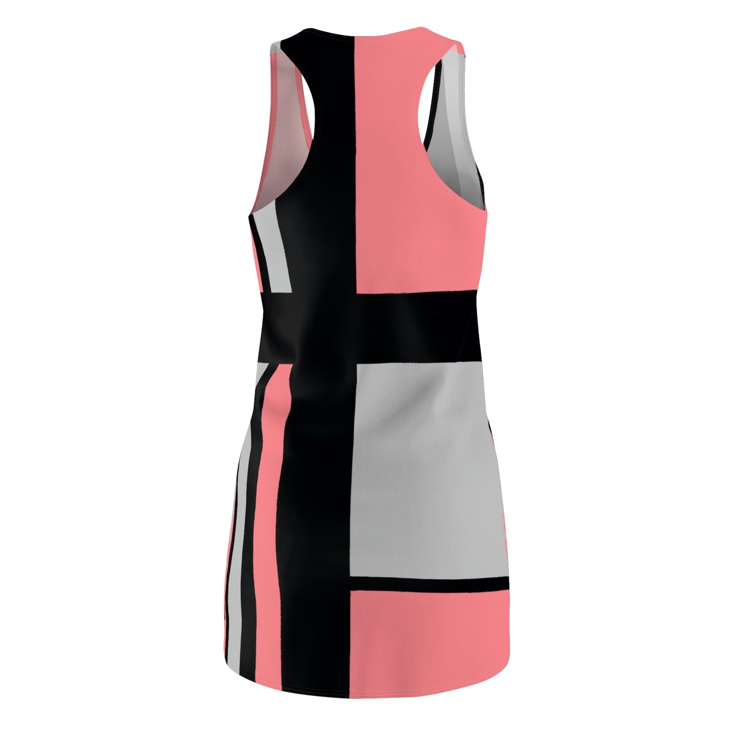 Racerback Dress – 60s 3 Vintage Color Block Design