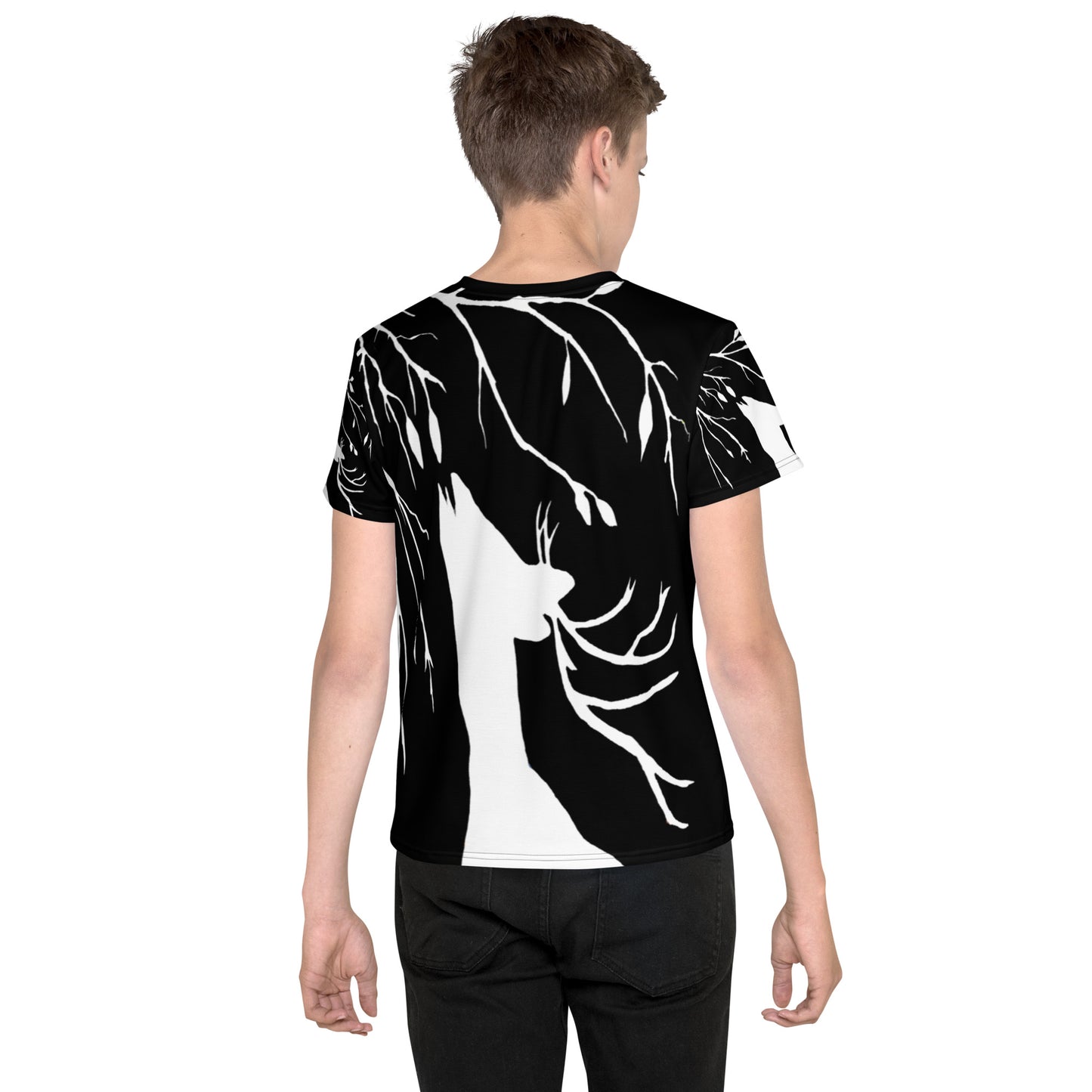 Youth Crew Neck T-Shirt – Deer 3