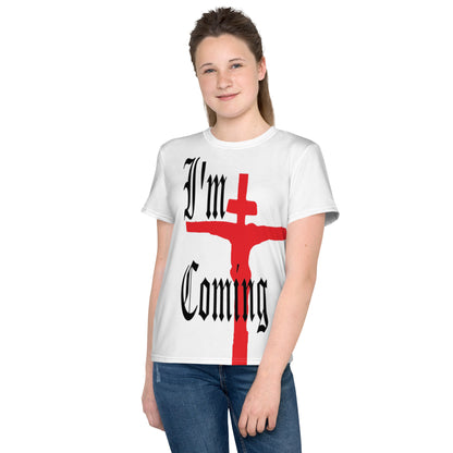 Youth Crew Neck T-Shirt – I’m Coming 2