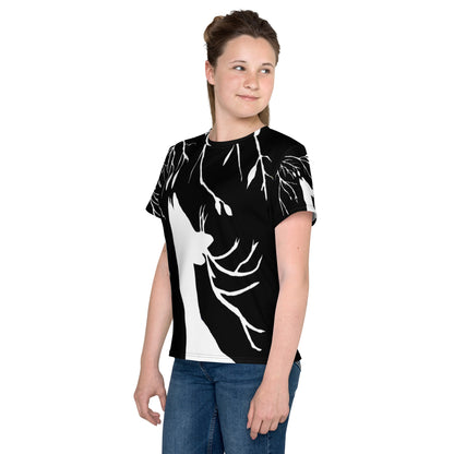 Youth Crew Neck T-Shirt – Deer 3