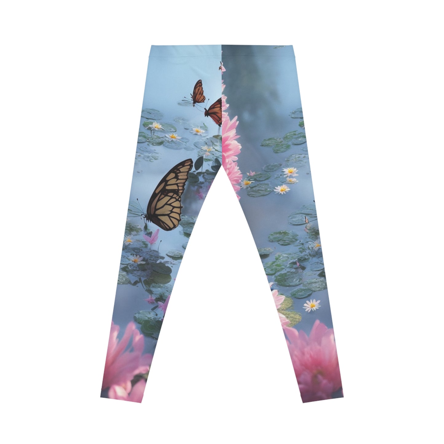 Women’s Leggings – Butterflies & Waterlilies