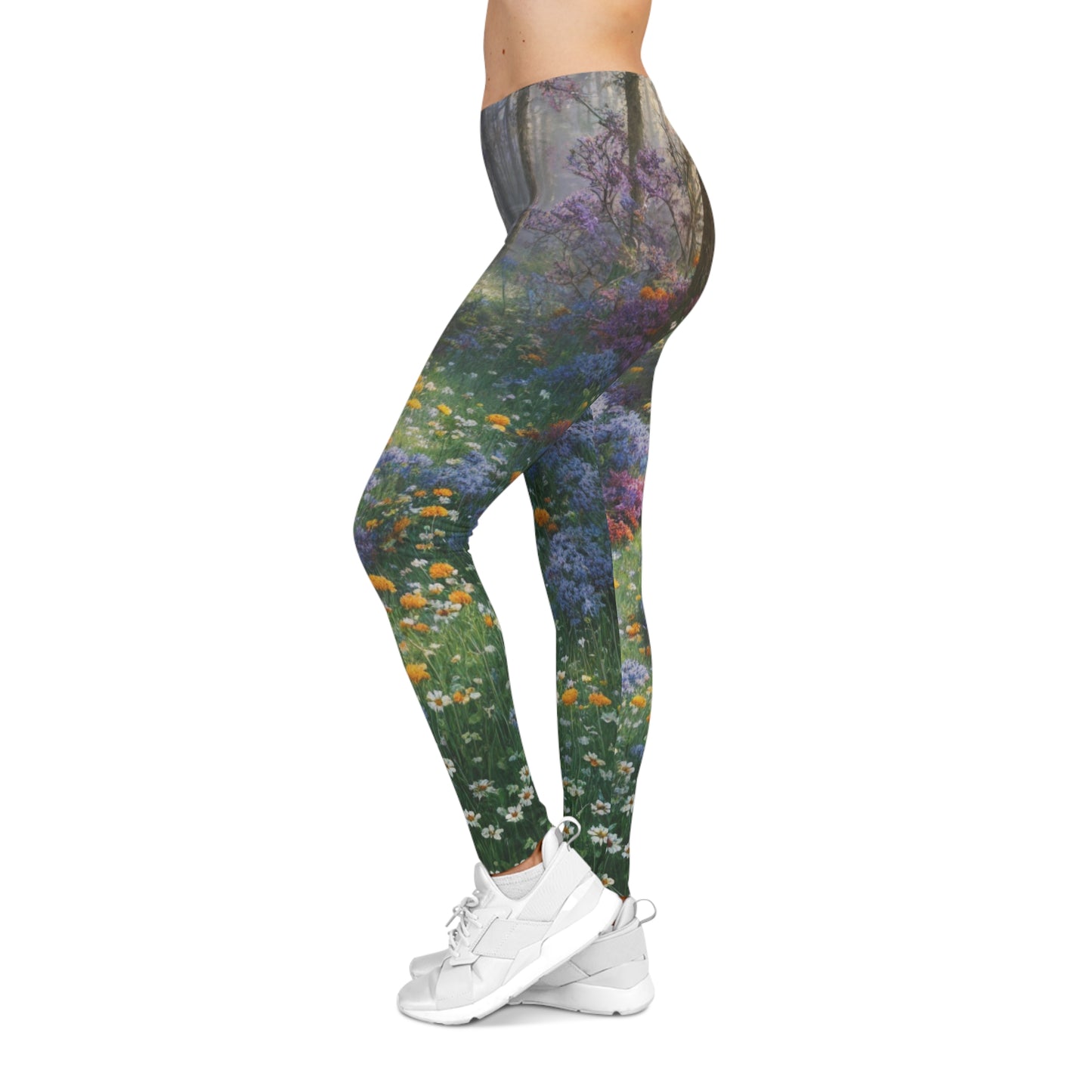 Women’s Leggings – Whispers of a Blooming Forest