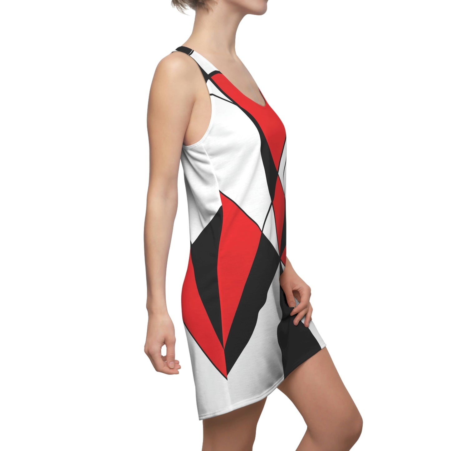 Racerback Dress – 3 Colors 2 Abstract Geometric Art