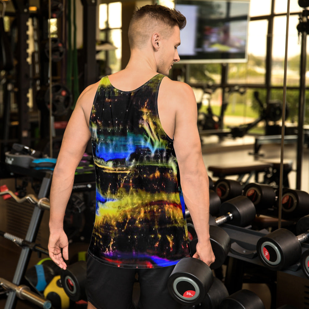 a man and a woman standing next to a motorcycle 