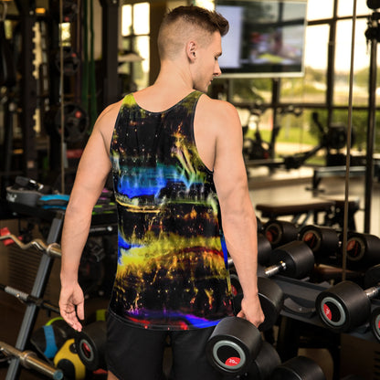a man and a woman standing next to a motorcycle 