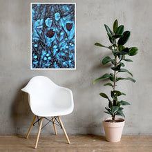Load image into Gallery viewer, a white chair and a plant in a vase 
